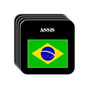  Brazil   ASSIS Set of 4 Mini Mousepad Coasters 