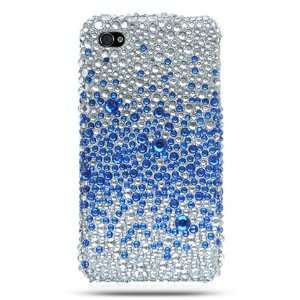  Iphone 4 Hd Full Diamond Case Splash Blue: Electronics
