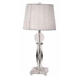  TransGlobe Lighting Table Lamps CTL 101 1 Lt Crystal Table 