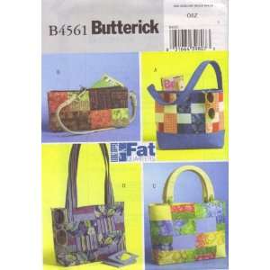    Butterick Pattern B4561 for Fat Quarters Handbags 