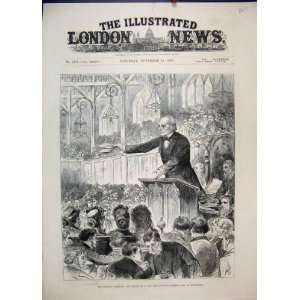  1885 Election Campaign Gladstone Church Hall Edinburgh 
