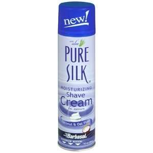  Special pack of 6 PURE SILK SHAVE CR COCONUT/OAT 9.5 oz 