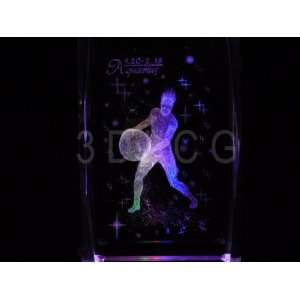  Astrology Aquarius 3D Laser Etched Crystal Everything 