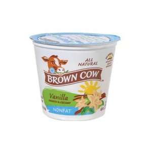 Brown Cow Low Fat Vanilla Yogurt, Size: 32 Oz (Pack of 6):  