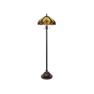  Stained Glass / Tiffany 269 AGS   Gramercy Park Floor Lamp 