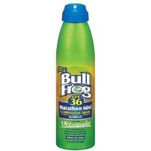  Bullfrog Marathon Mist Continuous Spray SPF 36 Sunscreen 6 