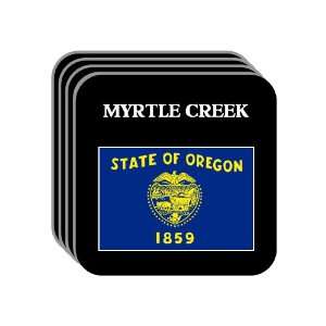  US State Flag   MYRTLE CREEK, Oregon (OR) Set of 4 Mini 