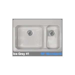  Advantage 3.2 Double Bowl Kitchen Sink with Three Faucet Holes 63 3 41