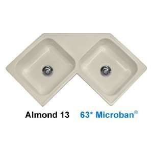   Advantage 3.2 Double Bowl Kitchen Sink with Three Faucet Holes 31 3 63