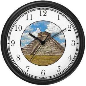 Chichen Itza, Yucatán Peninsula Mexico (JP6) Famous Lankmarks Clock 