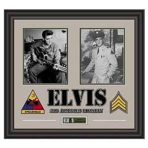  Elvis Presley Army Years Framed Photo Toys & Games