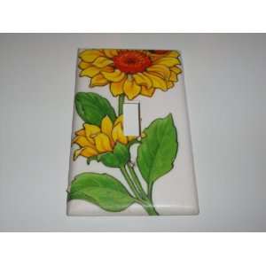    Home Style Sunflower Scene Light Switch Cover 