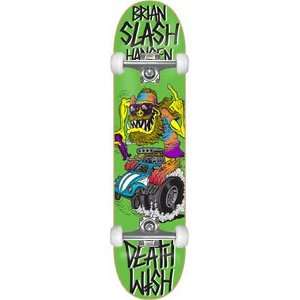  Deathwish Slash Creeps Complete Skateboard   8.12 W/Raw 