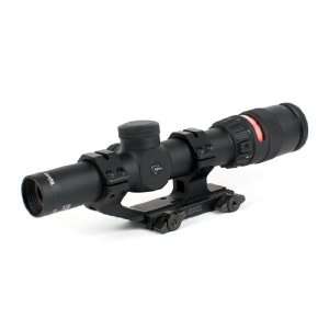 Trijicon AccuPoint TR24 R: 1 4x24 Rifle Scope with BAC, Red Triangle 