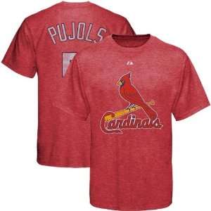 Louis Cardinals #5 Albert Pujols Ballyard Legends T shirt   Cardinal 