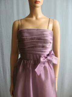 Monique Lhuillier Lavender Organza Strapless Dress 8  
