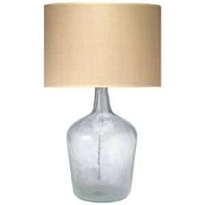  Medium Clear Glass Plum Jar Table Lamp: Home Improvement