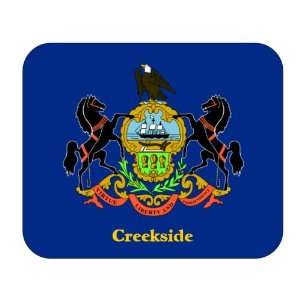  US State Flag   Creekside, Pennsylvania (PA) Mouse Pad 