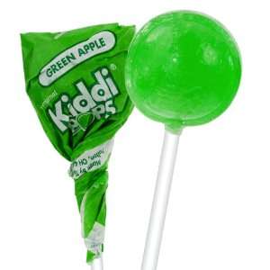 Yost Kiddi Pops, 20 Pack   Green Apple Lollipops  Grocery 