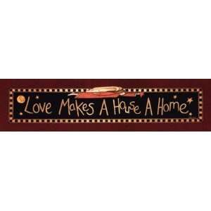   Makes a Home Finest LAMINATED Print Linda Spivey 20x5: Home & Kitchen