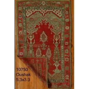 3x5 Hand Knotted Oushak Turkey Rug   33x53 