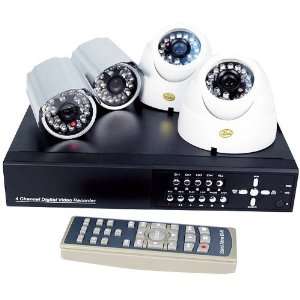  4 Channel DVR Complete System Networkable 