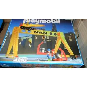  Playmobil 4210   Portable Crane (1995) Toys & Games