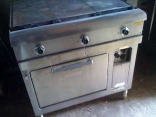 Hobart 36 Electric Oven w/3 Hot Tops  