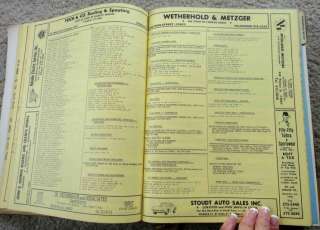 1967 vintage READING PA TELEPHONE DIRECTORY polk HC  