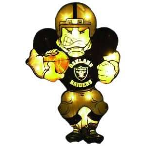 Oakland Raiders Double Sided Car Window Light Up Player:  