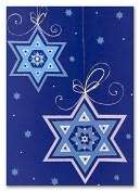 Product Image. Title Hanukkah Stars Large Boxed Card