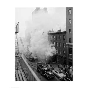 : PVT/Superstock SAL255419839 New York City, Fire on East 47th Street 