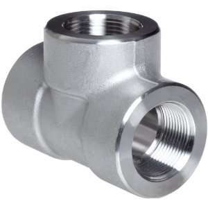   Forged Stainless Steel Pipe Fitting, Tee, Class 3000, 3/8 NPT Female