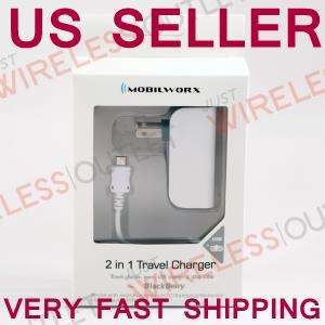 2in1 Wall Charger for Motorola Clutch i465  