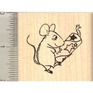  Fourth of July Mouse Rubber Stamp Arts, Crafts & Sewing