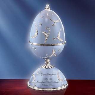 Love And Protection Guardian Angel Egg Shaped Music Box: Gift For 