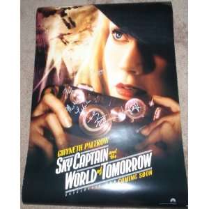  Sky Captain World Of Tomorrow Signed 5x Poster 27x40 DS 