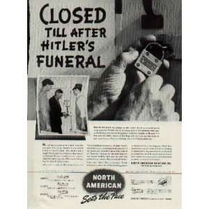Fort Worth Repair Shop Closed Till After Hitlers Funeral .. 1942 