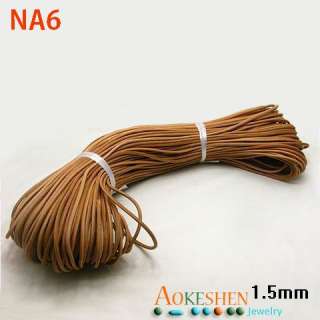   Genuine Leather Necklace Thread Cord Wire 100 meters 1.5mm Dia. NA6