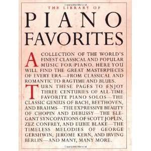  Piano Favorites (Library of Series) [Plastic Comb]: Amy Appleby: Books