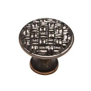 Knobware K 5037/45/ZN3/VB 1 1/8 Inch Venetian Bronze Basket Weave Knob