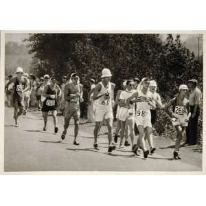   50 km Walk Race Gold Medal   Original Halftone Print: Home & Kitchen