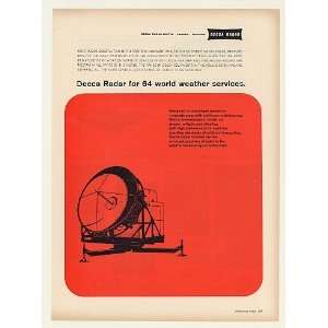  1963 Decca Aviation Weather Radar Print Ad (46654)