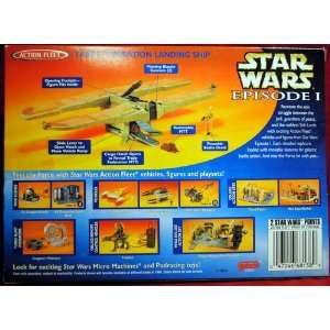   : Star Wars Action Fleet Trade Federation Landing Ship: Toys & Games