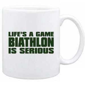  New  Life Is A Game , Biathlon Is Serious !!!  Mug 