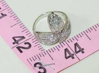 47 CT.TW Diamond Wedding Ring 14K WHITE EGL CERTIFIED J VS1  