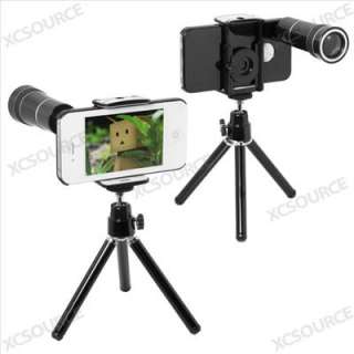 10X Optical Zoom Lens Telescope+Tripod for iPhone Samsung Galaxy S2 