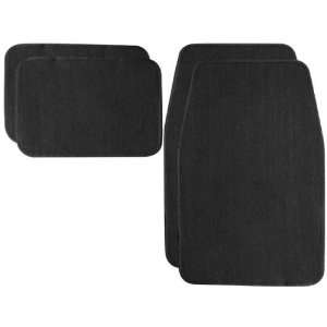   MATS WITHOUT HEEL PAD BLACK COLOR  4PC PER SET: Arts, Crafts & Sewing