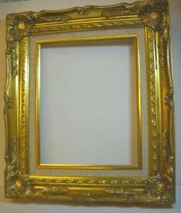 PICTURE FRAME  BRIGHT GOLD ORNATE  12x16/12 x 16 628  