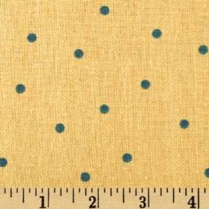  44 Wide Basically Kaye Dots Slate/Sand Fabric By The 